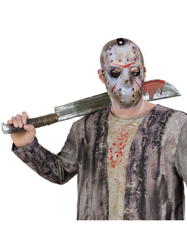 Friday The 13th Jason Voorhees Machete and Mask Kit 4