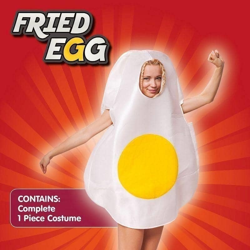 Fried Egg Adult Costume_2