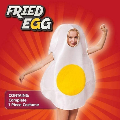 Fried Egg Adult Costume 2