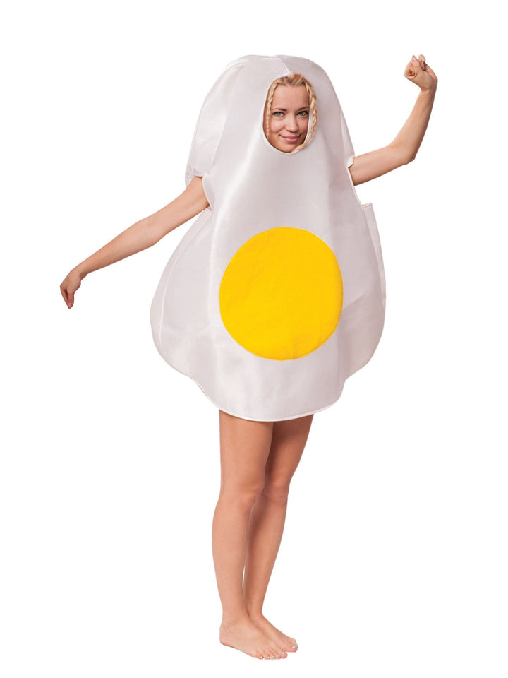 Size Chart Fried Egg Adult Costume