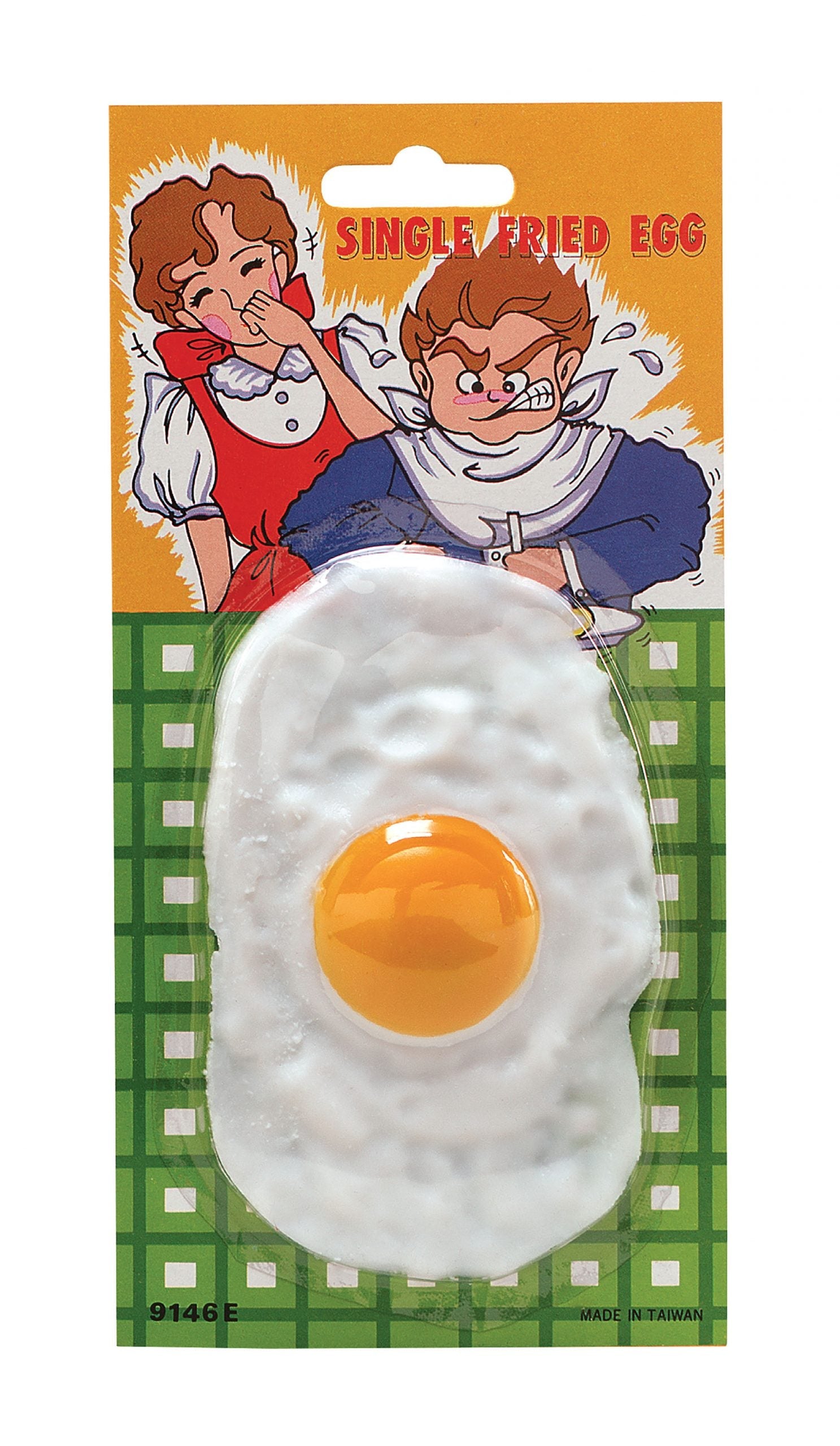Fried Egg Blister Carded Imitation Food Unisex 1