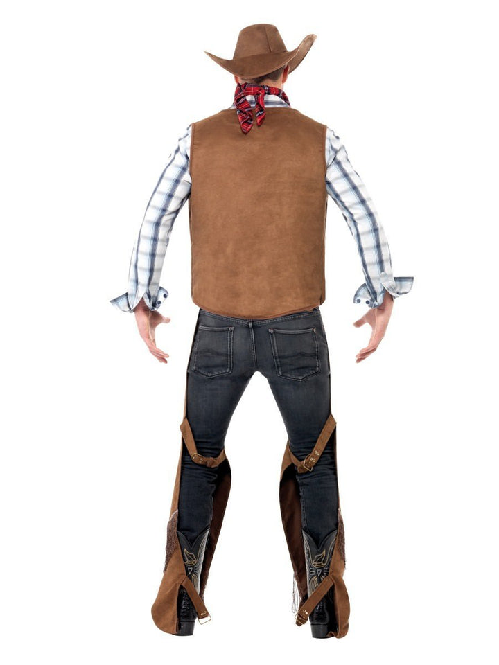 Fringe Cowboy Costume Adult Brown_3