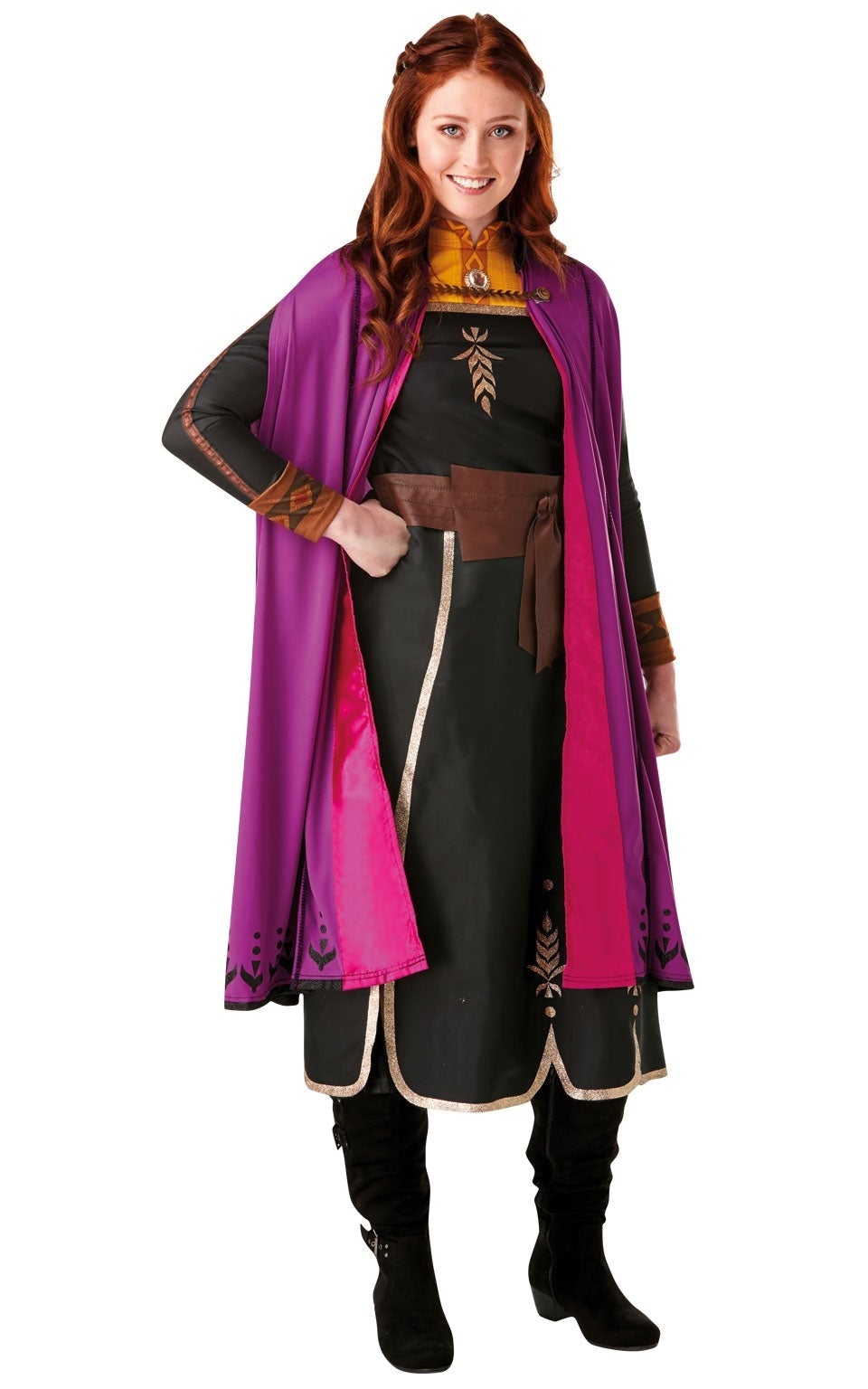 Frozen 2 Adult Anna Travel Outfit Costume 1