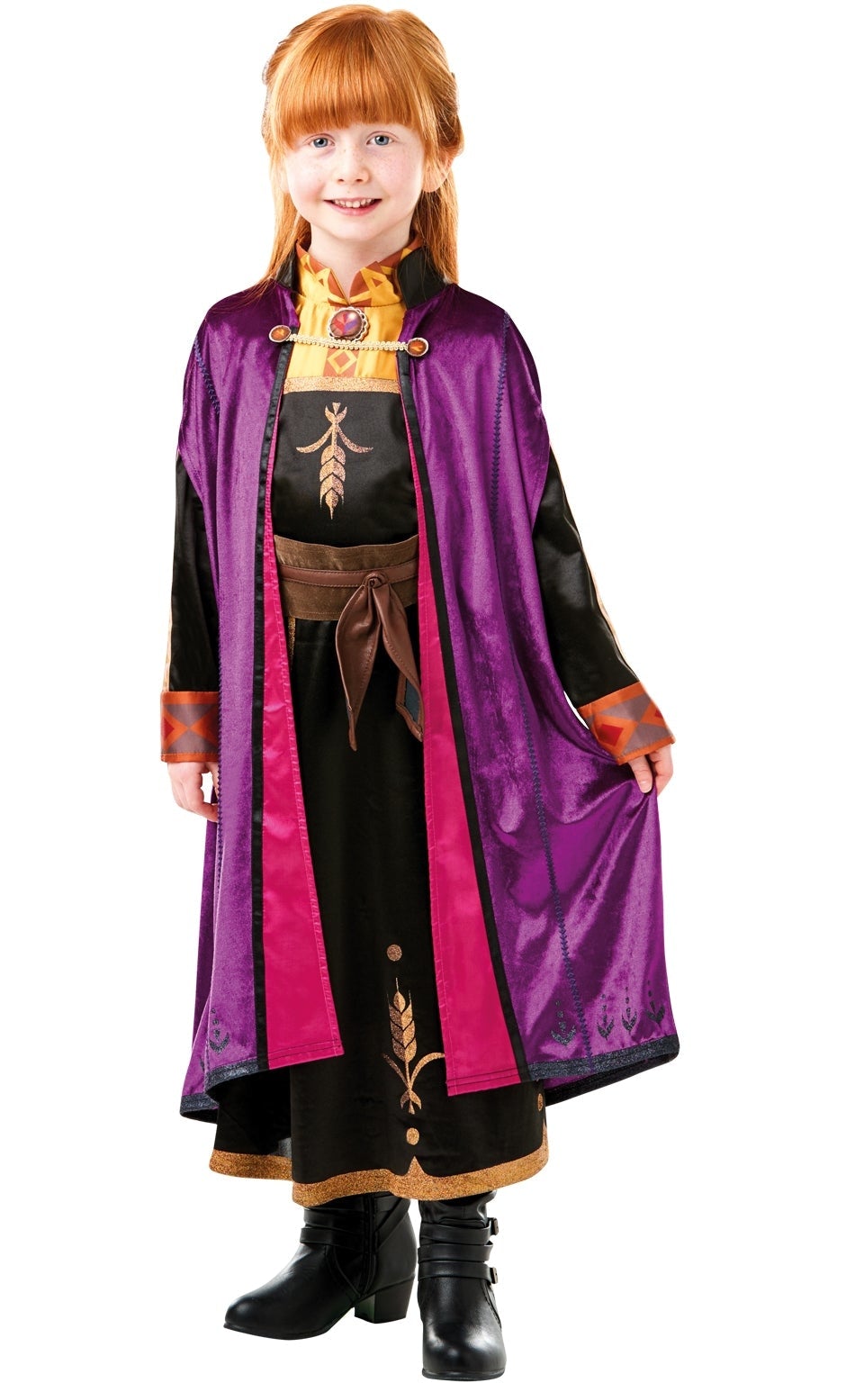 Frozen 2 New Anna Deluxe Cloak Costume 5