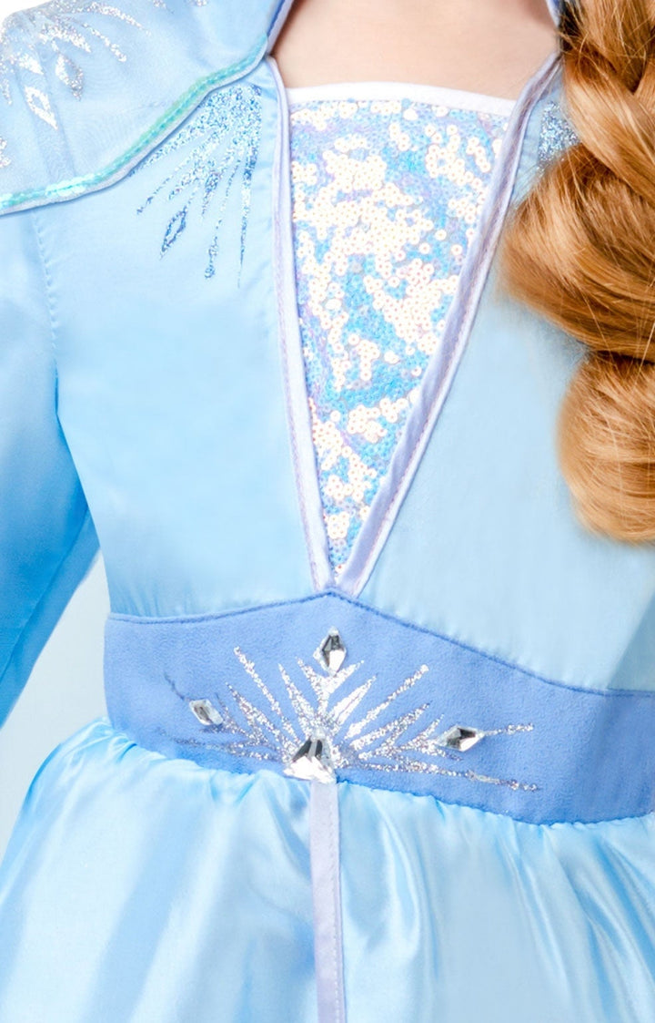 Frozen 2 New Elsa Travel Dress Deluxe Costume_4