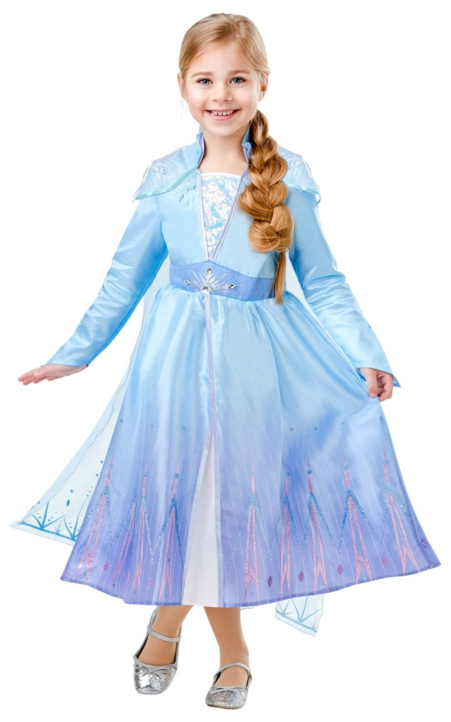Frozen 2 New Elsa Travel Dress Deluxe Costume_1