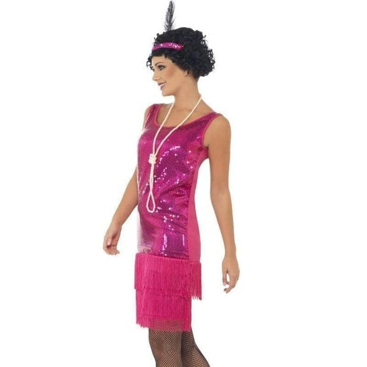 Funtime Flapper Costume Adult Pink_3