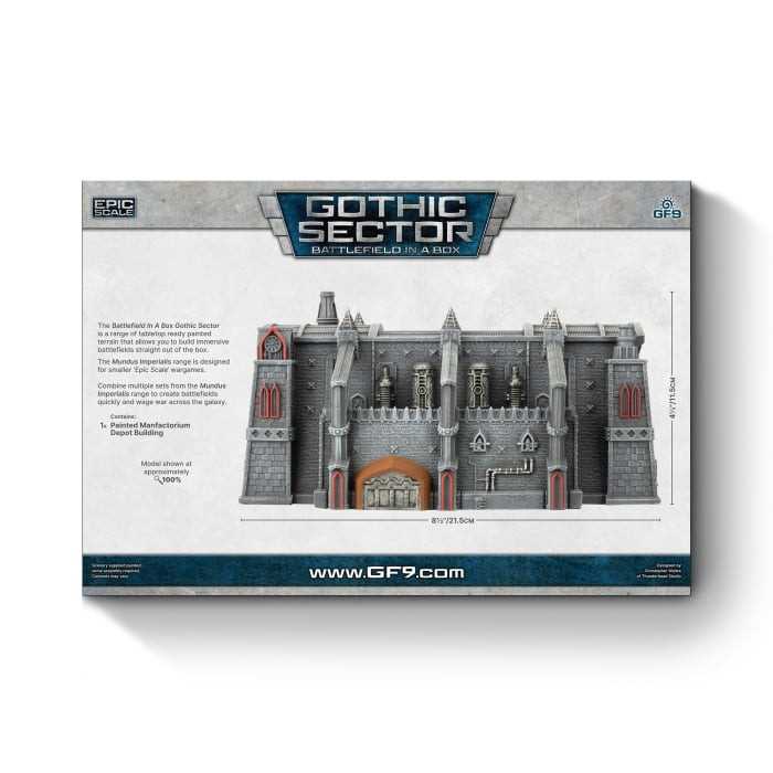 Manufactorium Depot Gothic Sector Mundis Imperialis Miniature Game by Gale force Nine 3