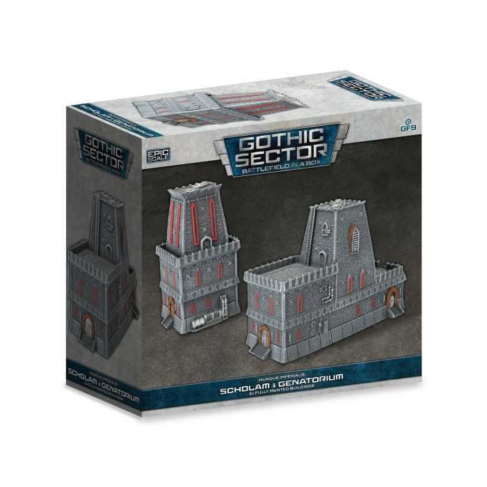 Scholam and Genatorium Gothic Sector Mundis Imperialis Miniature Game by Gale force Nine 1