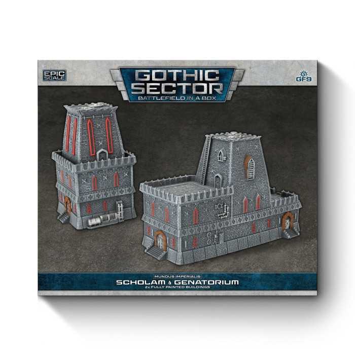 Scholam and Genatorium Gothic Sector Mundis Imperialis Miniature Game by Gale force Nine 2