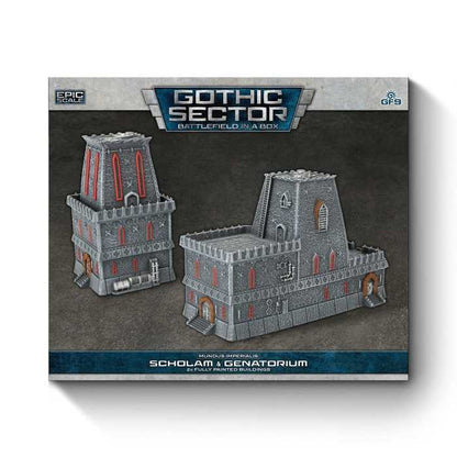 Scholam and Genatorium Gothic Sector Mundis Imperialis Miniature Game by Gale force Nine 2
