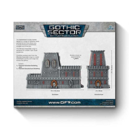 Scholam and Genatorium Gothic Sector Mundis Imperialis Miniature Game by Gale force Nine 3