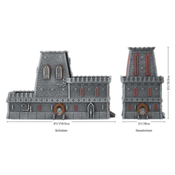 Scholam and Genatorium Gothic Sector Mundis Imperialis Miniature Game by Gale force Nine 4