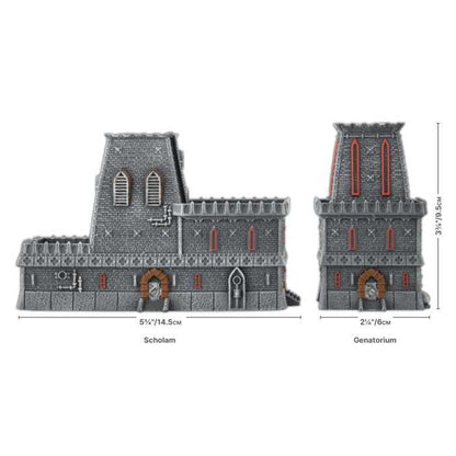 Scholam and Genatorium Gothic Sector Mundis Imperialis Miniature Game by Gale force Nine 4