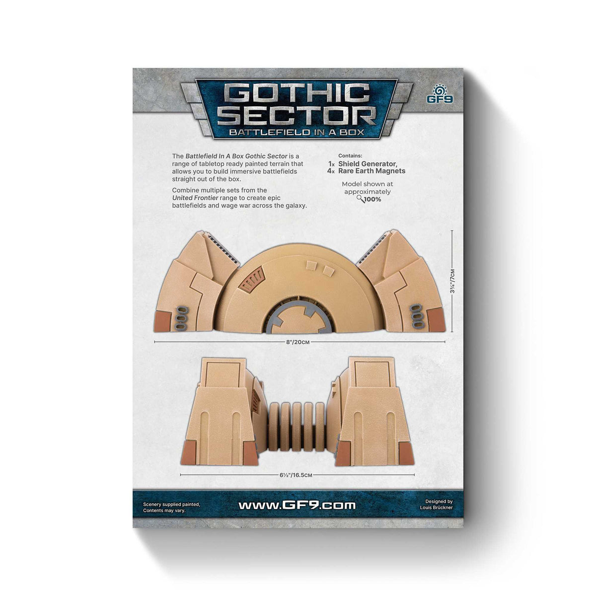 Shield Generator Gothic Sector United Frontier Miniature Game by Gale force Nine 3