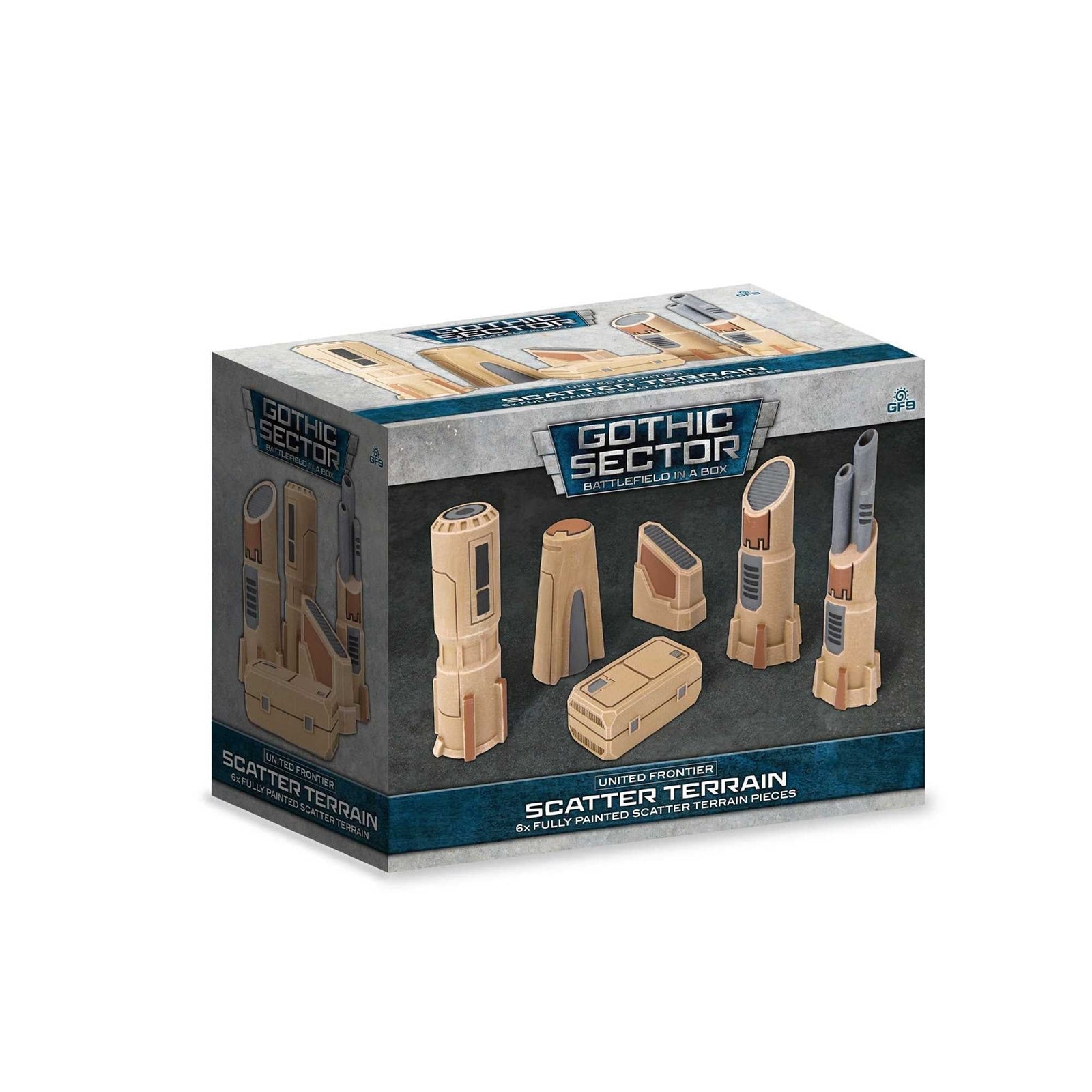 Scatter Terrain Gothic Sector United Frontier Miniature Game by Gale force Nine 1