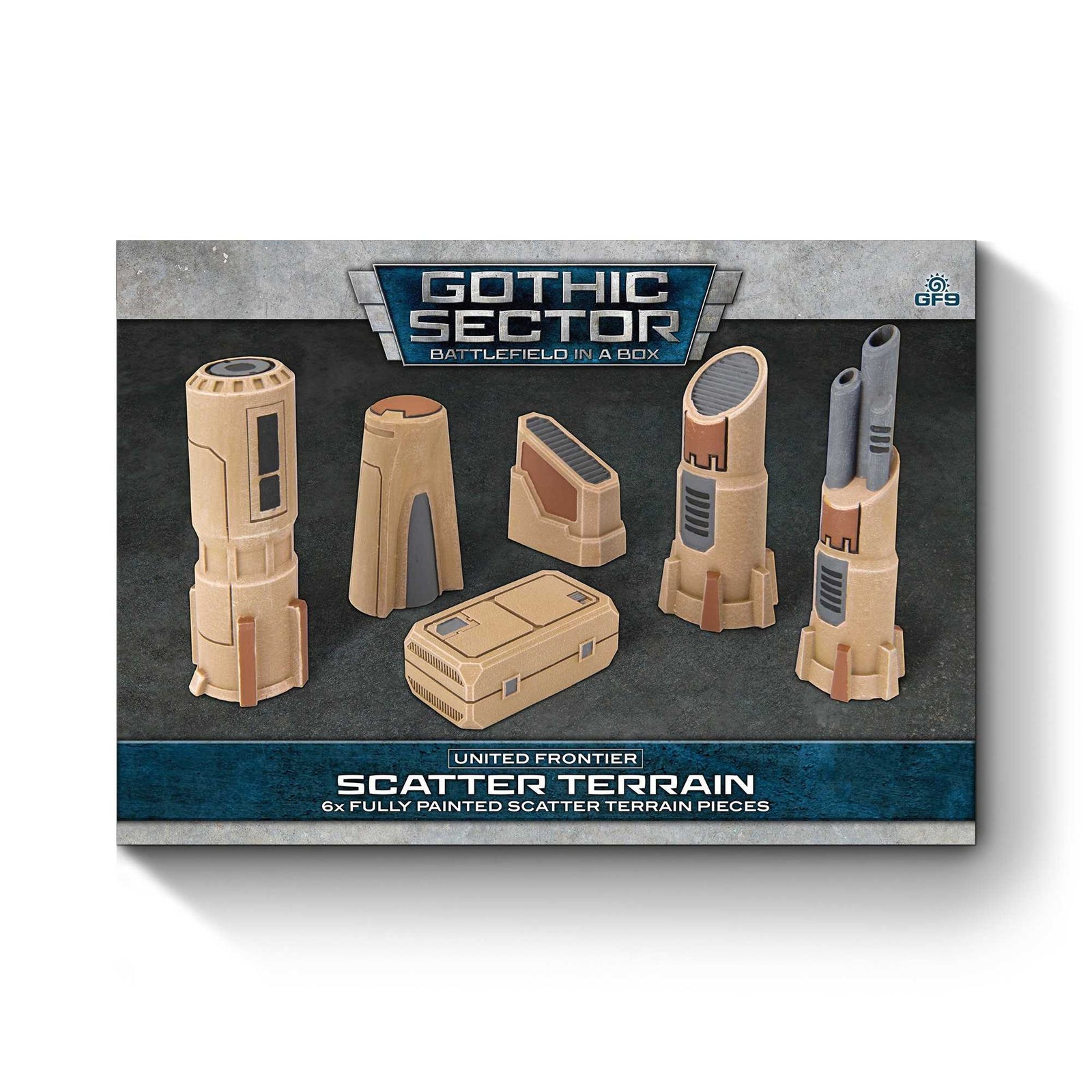 Scatter Terrain Gothic Sector United Frontier Miniature Game by Gale force Nine 2