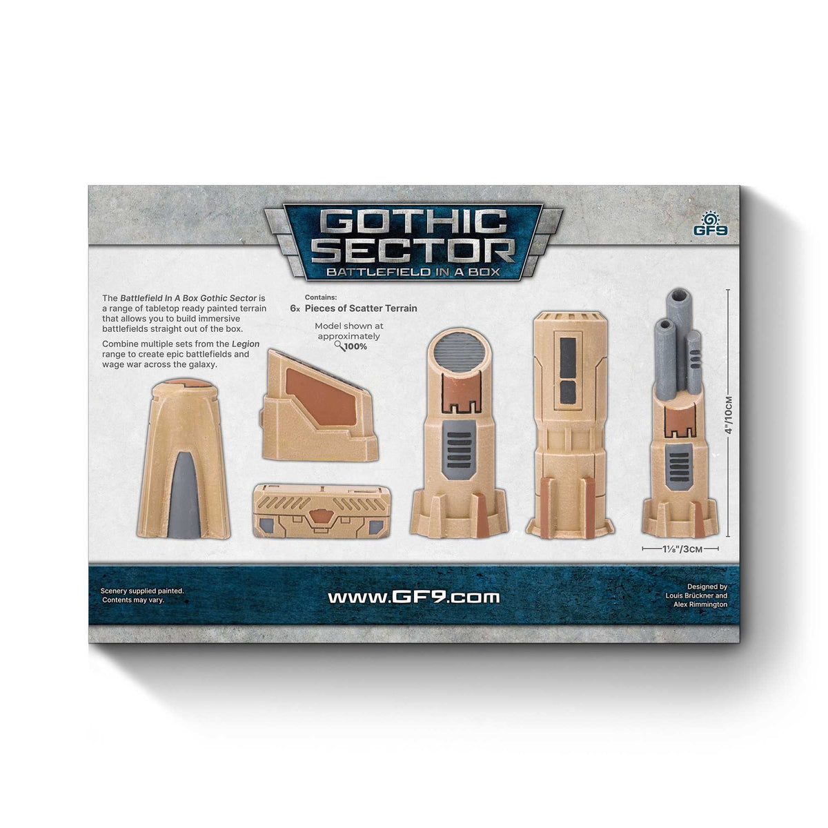 Scatter Terrain Gothic Sector United Frontier Miniature Game by Gale force Nine 3
