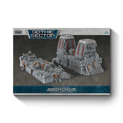 Administratum Damaged and Destroyed Gothic Sector Mundis Imperialis Miniature Game by Gale force Nine 2