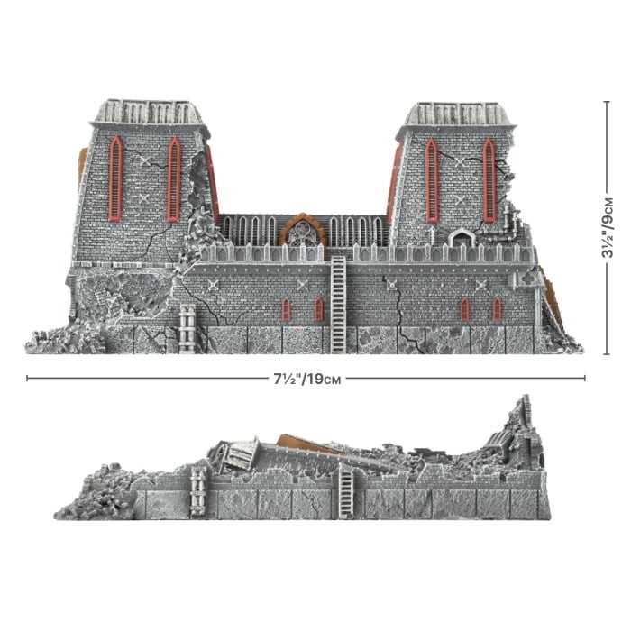 Administratum Damaged and Destroyed Gothic Sector Mundis Imperialis Miniature Game by Gale force Nine 4