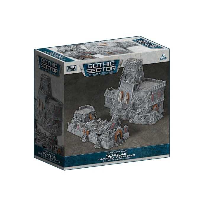 Scholam Damaged and Destroyed Gothic Sector Mundis Imperialis Miniature Game by Gale force Nine 1