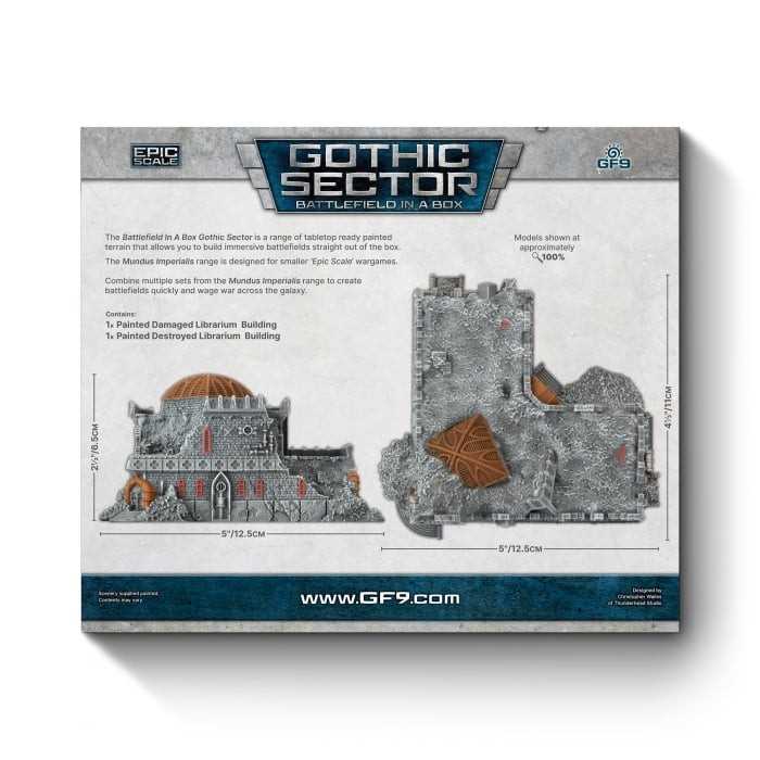 Gothic Sector Mundis Imperialis: Librarium Damaged & Destroyed 2