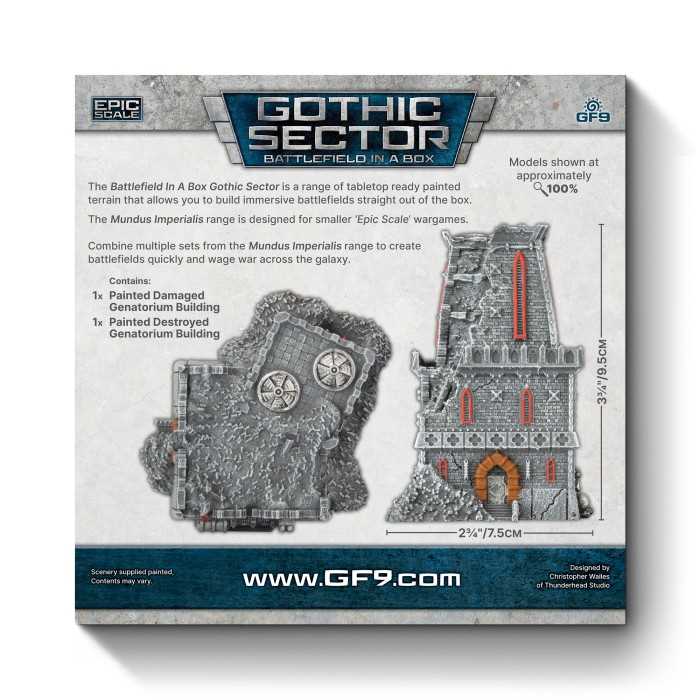 Gothic Sector Mundis Imperialis: Genatorium Damaged & Destroyed 3