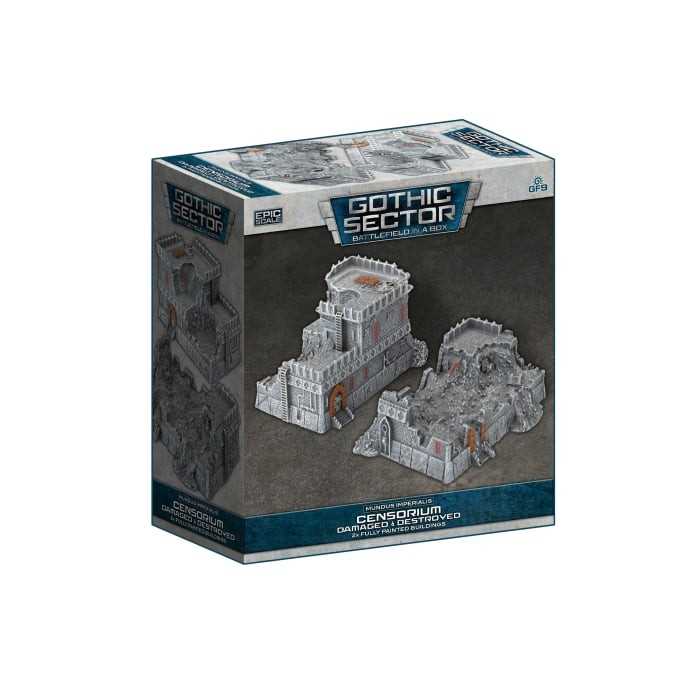 Censorium Damaged and Destroyed Gothic Sector Mundis Imperialis Miniature Game by Gale force Nine 1