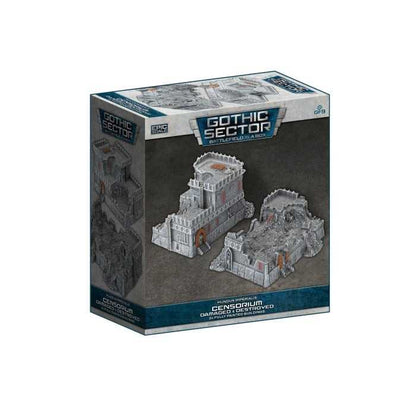 Censorium Damaged and Destroyed Gothic Sector Mundis Imperialis Miniature Game by Gale force Nine 1