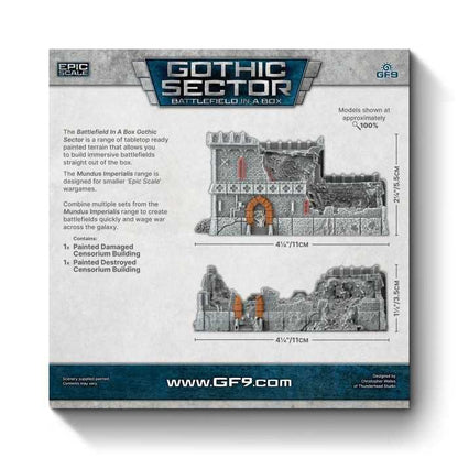 Censorium Damaged and Destroyed Gothic Sector Mundis Imperialis Miniature Game by Gale force Nine 2