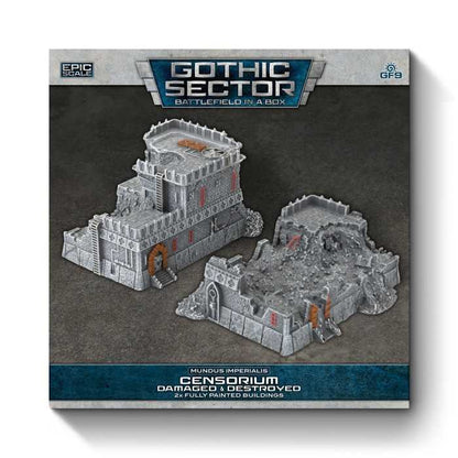 Censorium Damaged and Destroyed Gothic Sector Mundis Imperialis Miniature Game by Gale force Nine 3