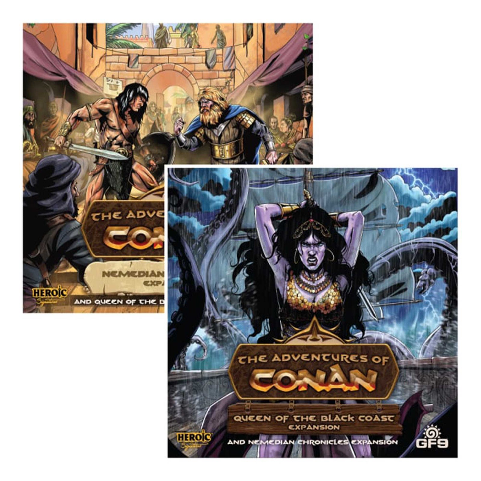 The Adventures of Conan: Queen Of The Black Coast & Nemedian Chronices Expansions 1