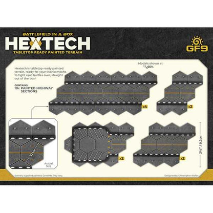 Hextech Tabletop Ready Painted Terrain: Trinity City - Highways 2