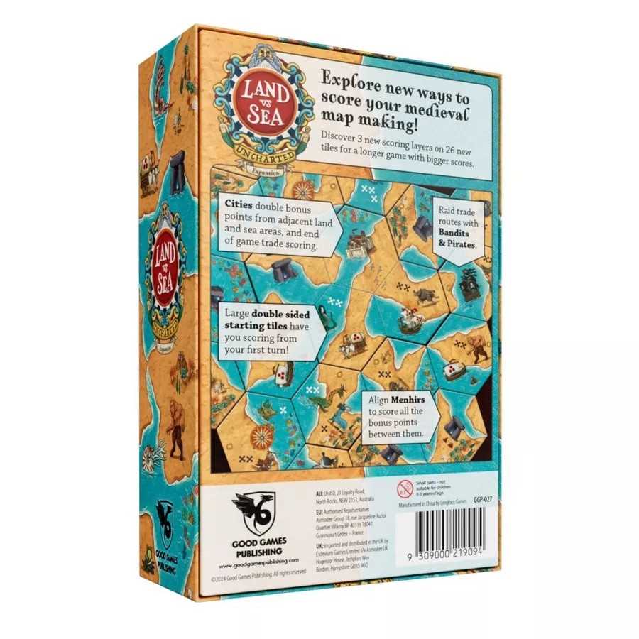 Land vs Sea Uncharted Board Game by Good Games Publishing 3