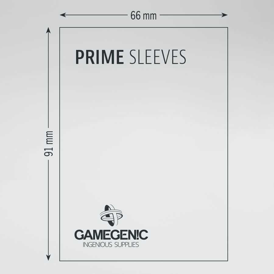 Prime Double Sleeving Pack 100 - Clear & Black (2 x 100ct.) 2