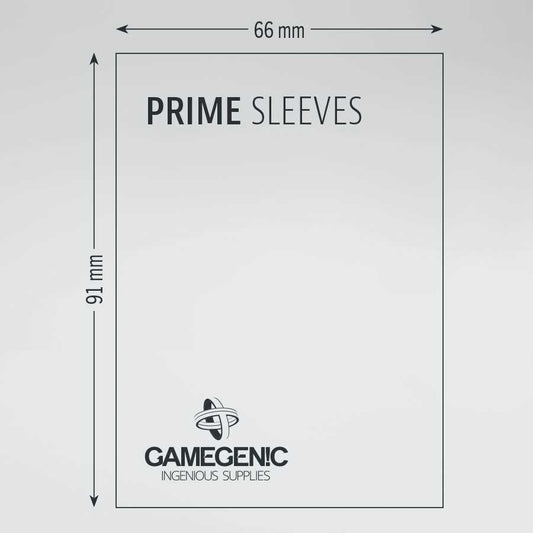Prime Double Sleeving Pack 100 - Clear & Black (2 x 100ct.) 2