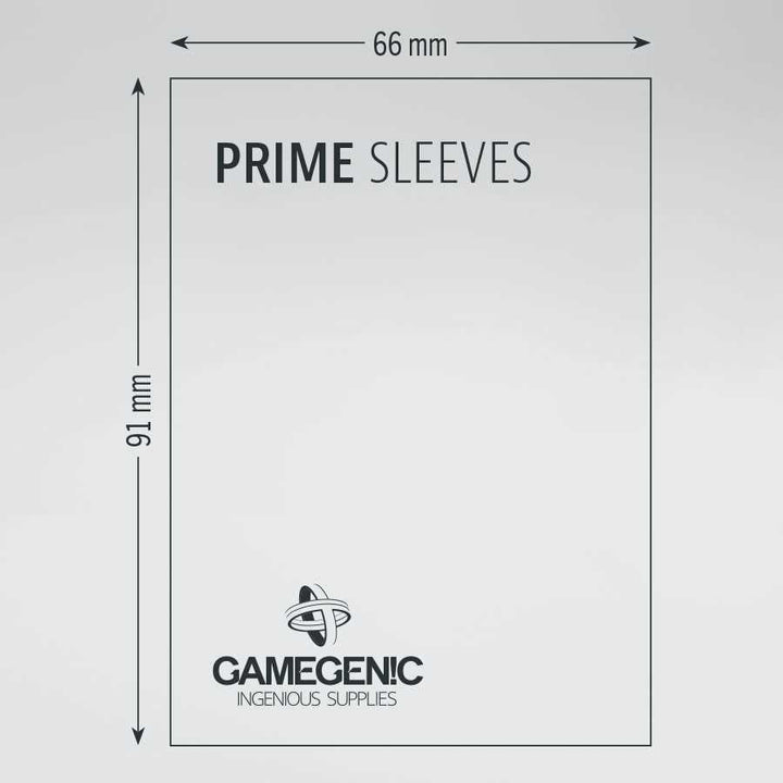 Prime Double Sleeving Pack 100 - Clear & Black (2 x 100ct.)