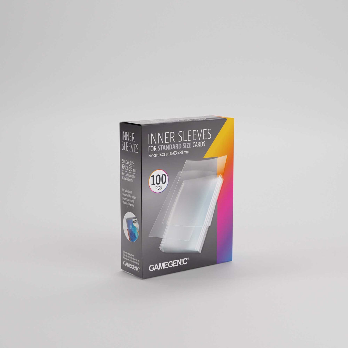 UNIT Gamegenic Inner Sleeves 64x89 100 ct Gaming Accessory 3