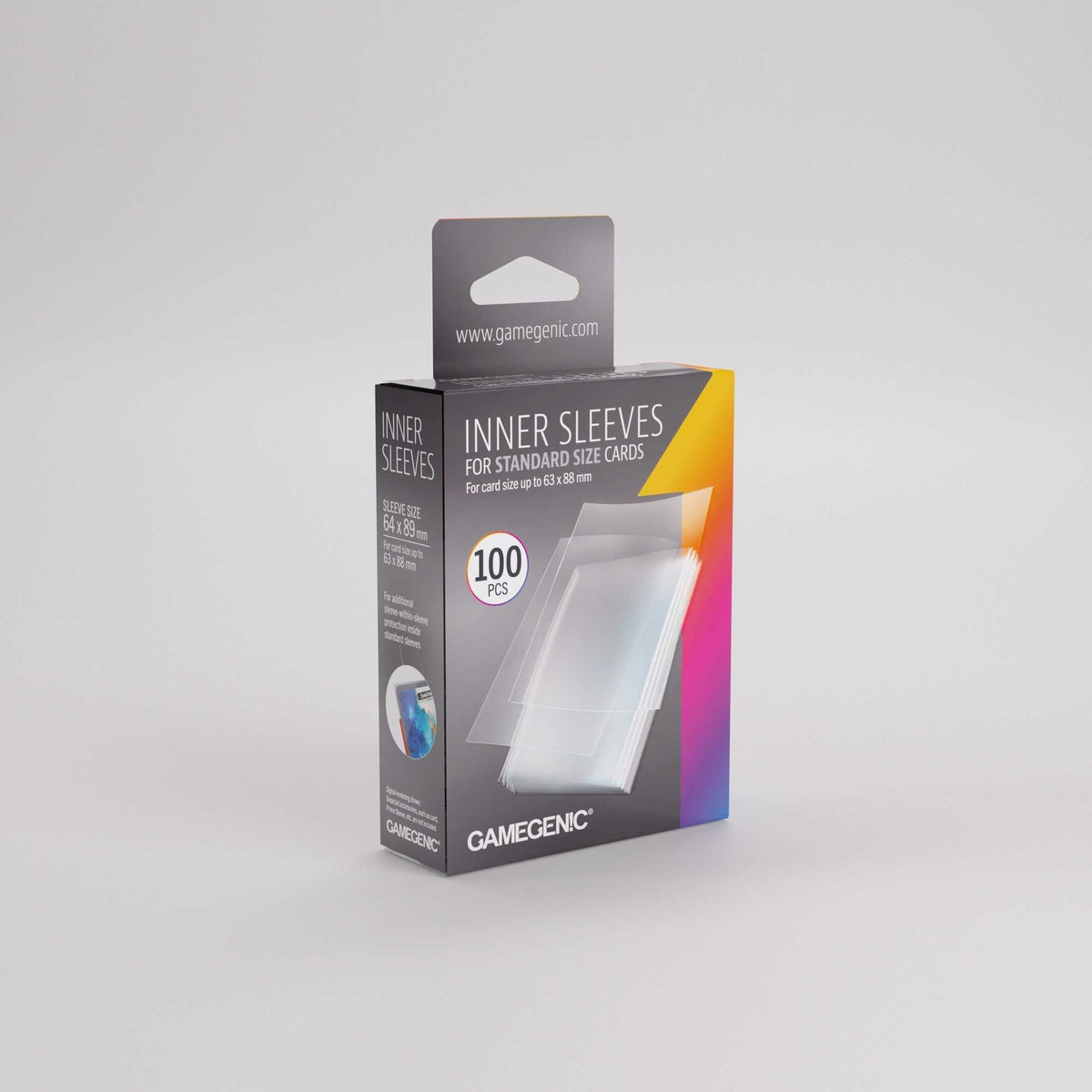 UNIT Gamegenic Inner Sleeves 64x89 100 ct Gaming Accessory 4