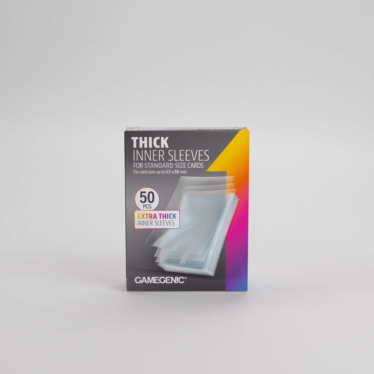 UNIT Gamegenic Thick Inner Sleeves 64x89 100 ct Gaming Accessory 1