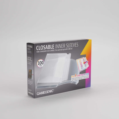 UNIT Gamegenic Closable Inner Sleeves 64x89 100 ct Gaming Accessory 2