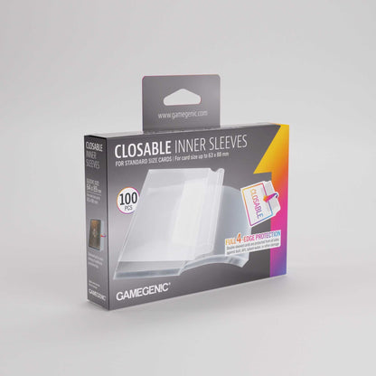 UNIT Gamegenic Closable Inner Sleeves 64x89 100 ct Gaming Accessory 5