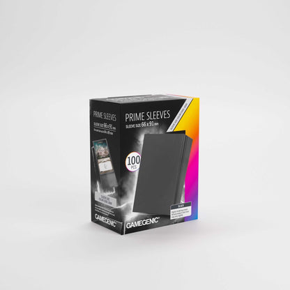 Gamegenic Prime Sleeves Black 66x91 Card Game Accessory
