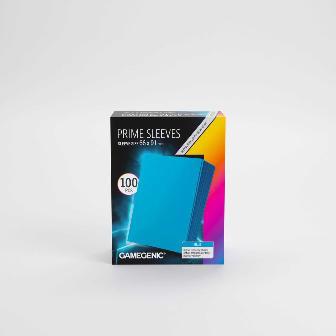 UNIT Gamegenic Prime Sleeves Blue 66x91 100 ct Gaming Accessory 1