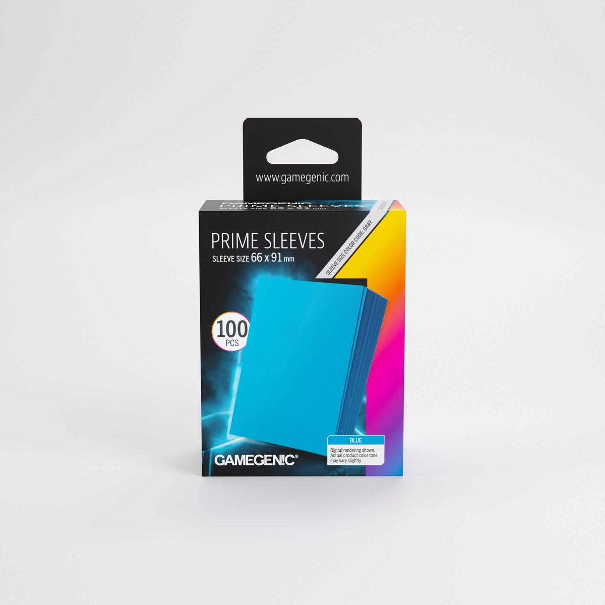 UNIT Gamegenic Prime Sleeves Blue 66x91 100 ct Gaming Accessory 4
