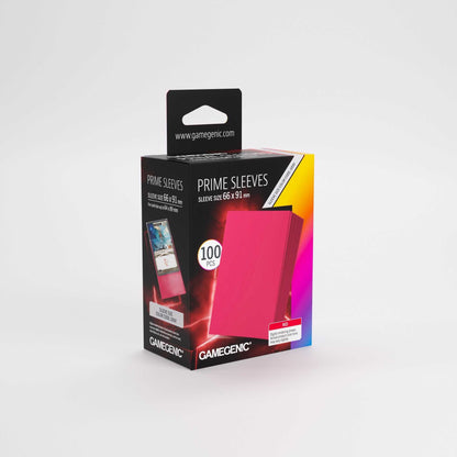 UNIT Gamegenic Prime Sleeves Red 66x91 100 ct Gaming Accessory 5