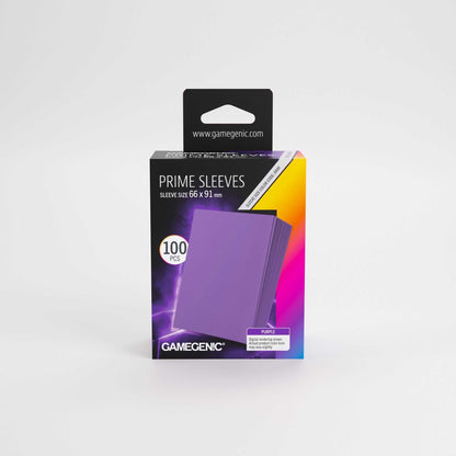 UNIT Gamegenic Prime Sleeves Purple 66x91 100 ct Gaming Accessory 4