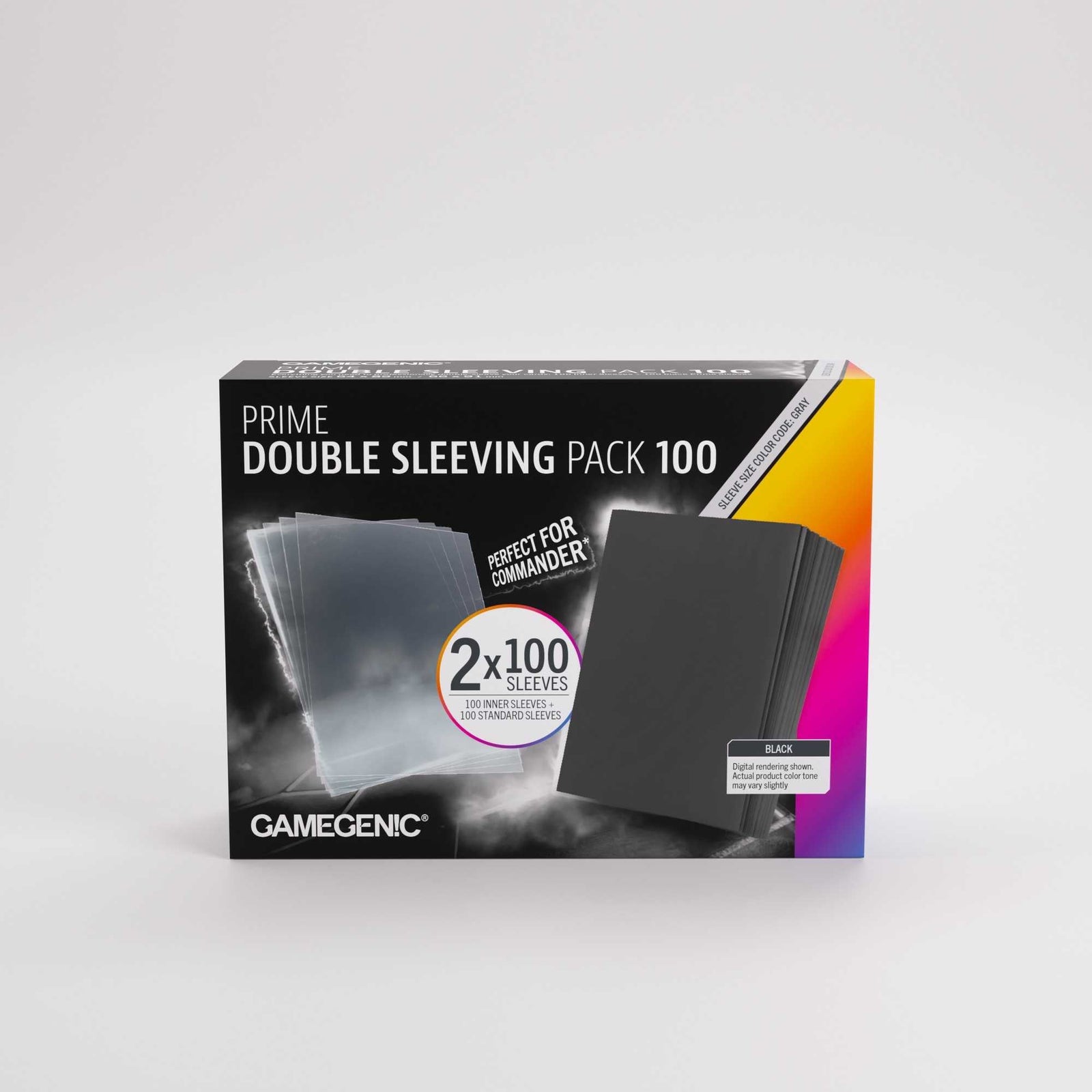 Gamegenic Prime Double Sleeving Pack 66x91 100 Count Card Game Accessory