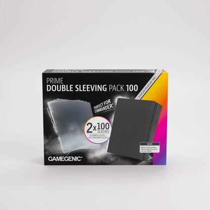 Gamegenic Prime Double Sleeving Pack 66x91 100 Count Card Game Accessory