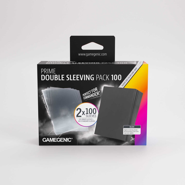 Gamegenic Prime Double Sleeving Pack 66x91 100 Count Card Game Accessory
